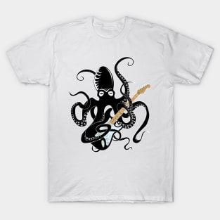 Kraken octopus with electric guitar T-Shirt